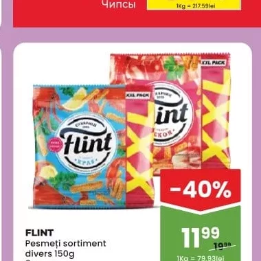 FLINT Pesmeți sortiment divers 160g