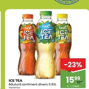 ICE TEA băutură sortiment divers 0.92L