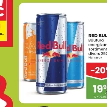 RED BULL Băutură energizantă sortiment divers 250ml
