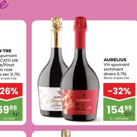 AURELIUS Vin spumant sortiment divers 0.75L