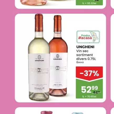UNGHENI Vin sec sortiment divers 0.75L