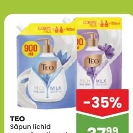 TEO Săpun lichid rezerva sortiment divers 900ml