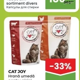 CAT JOY Hrană umedă pentru pisici sortiment divers 85g