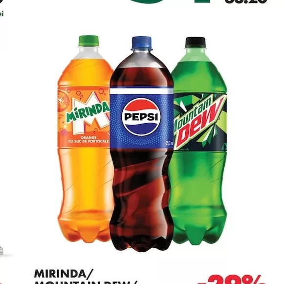MIRINDA/ MOUNTAIN DEW/ PEPSI Газированный напиток 2L