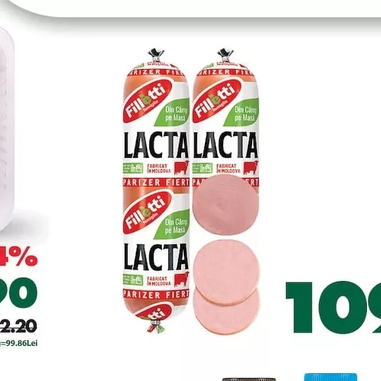 FILLETTI Parizer Lacta termo 1/2 kg