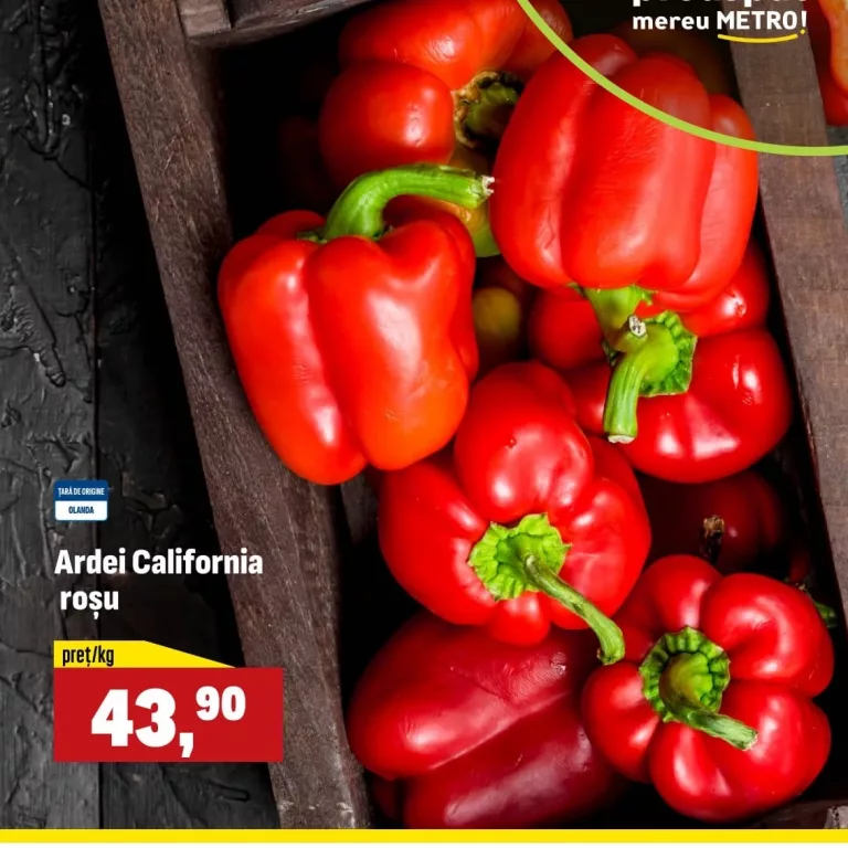 Ardei California roșu