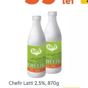 Chefir Latti 2,5%, 870g