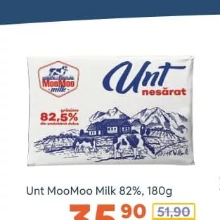 Unt MooMoo Milk 82%, 180g