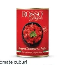 Tomate cuburi în sos Rosso Gargano 400g