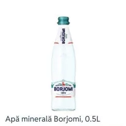 Apă minerală Borjomi, 0.5L