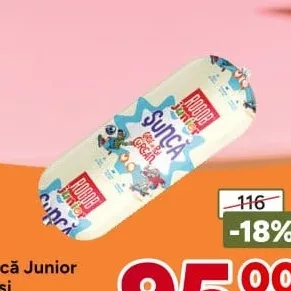 Șuncă Junior pui și curcan, kg