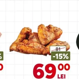 Aripi de pui în sos, kg