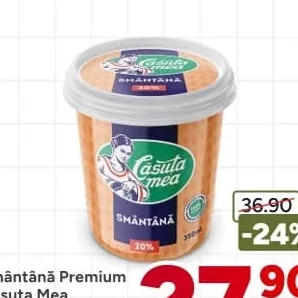 Сметана Premium Căsuța Mea 20%, 350мл
