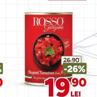 Помідори кубиками в соусі Rosso Gargano, 400g