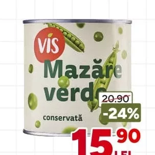 Зелений горошок Vis, 400g