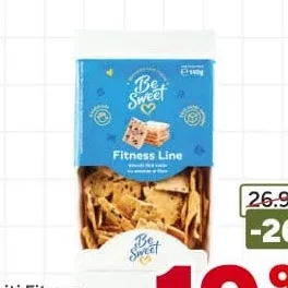 Biscuiți Fitness Line Besweet, 140g