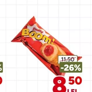 Croissant cu gem de căpşuni BOOM, 50g