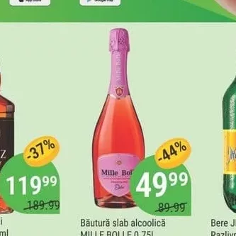 Băutură slab alcoolică MILLE BOLLE 0.75L