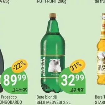 Bere blondă BELII MEDVEDI 2.2L