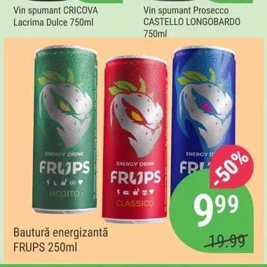 Băutură energizantă FRUPS 250ml