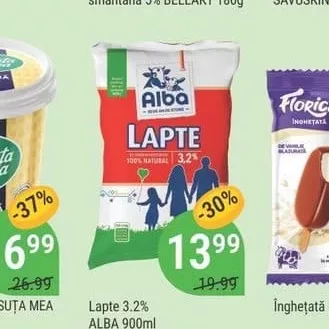 Lapte 3.2% ALBA 900ml