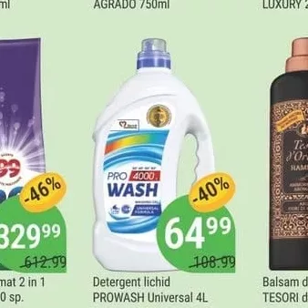 Detergent lichid PROWASH Universal 4L