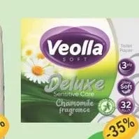Hârtie igienică VEOLLA DE-LUXE 3 str. 32 buc.
