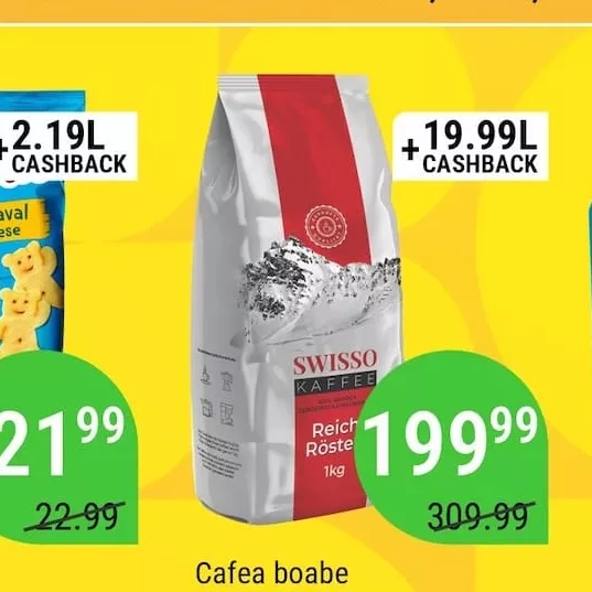 Cafea boabe SWISSO 1kg