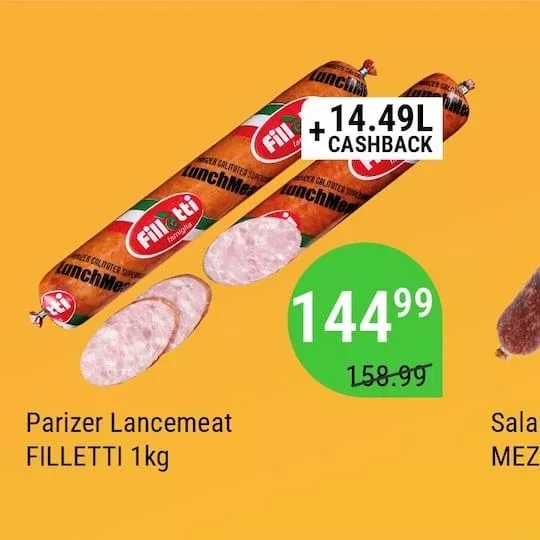 Parizer Lancemeat FILLETTI 1kg