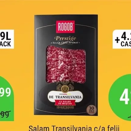 Salam Transilvania c/a felii ROGOB 80g
