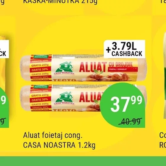 Aluat foietaj cong. CASA NOASTRA 1.2kg