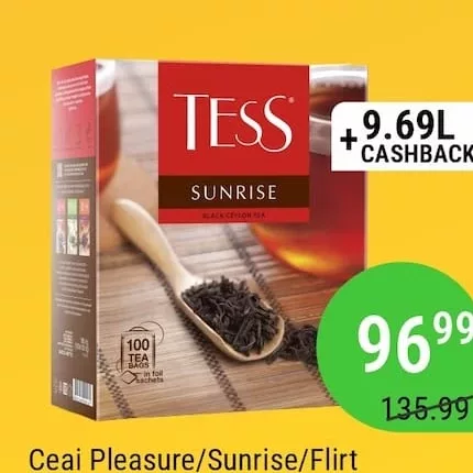 Ceai Pleasure/Sunrise/Flirt TESS 100pac