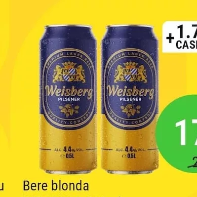 Bere blondă WEISBERG 500ml