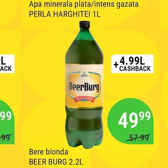 Bere blondă BEER BURG 2.2L