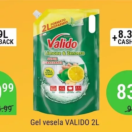 Gel pentru vase VALIDO 2L