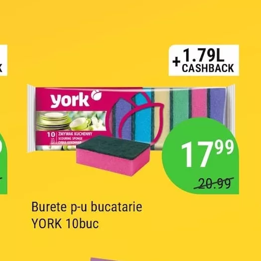 Burete p-u bucatarie YORK 10buc