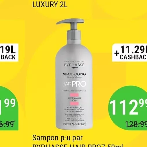 Sampon p-u par BYPHASSE HAIR PRO7 50ml