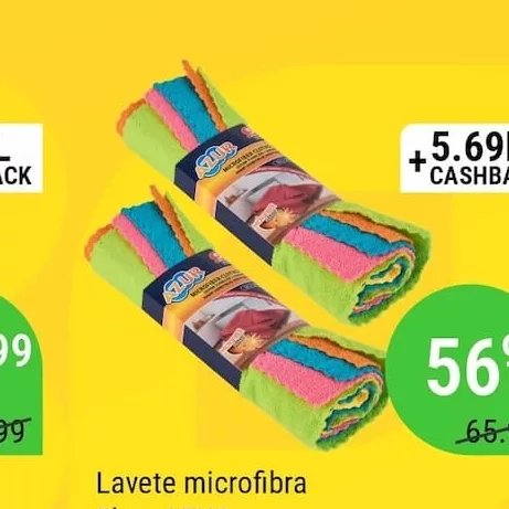 Lavete microfibra 5buc AZUR