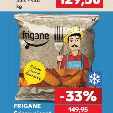 FRIGANE Crispy picant Kentucky 500 g