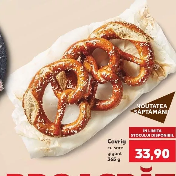 Covrig cu sare gigant 365 g