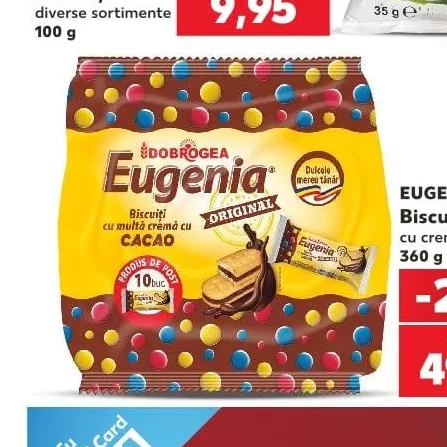 EUGENIA Biscuiți cu cremă cacao