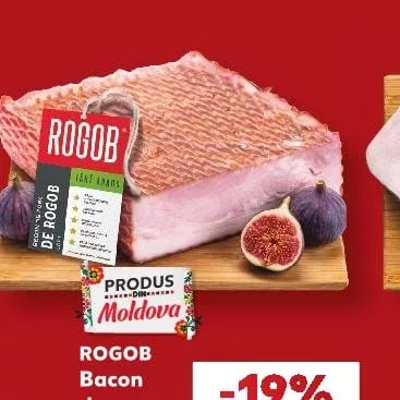 ROGOB Бекон свиной варено-копченый Preferat