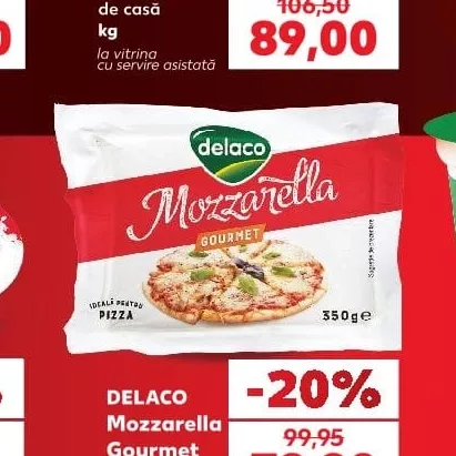 DELACO Моцарелла Гурмэ 40% жирности 350 г