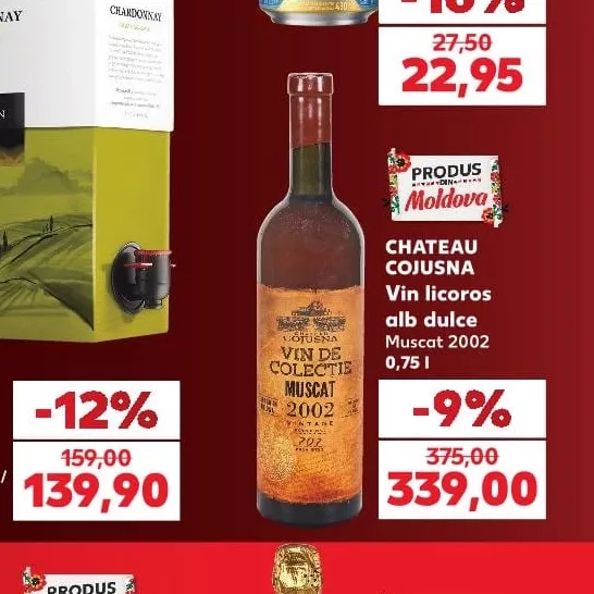 CHATEAU COJUSNA Vin licoros alb dulce