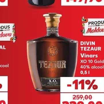 DIVIN TEZAUR Vinars XO 10 Gold