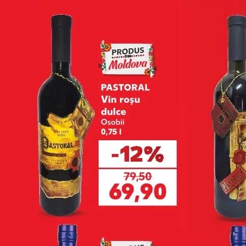 PASTORAL Vin roșu dulce Osobii 0,75 l