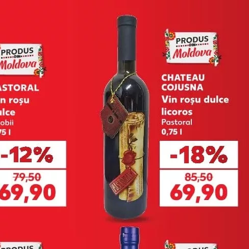 CHATEAU COJUSNA Vin roșu dulce licoros Pastoral 0,75 l