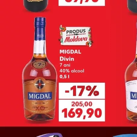 MIGDAL Divin 7 ani 40% alcool 0,5 l