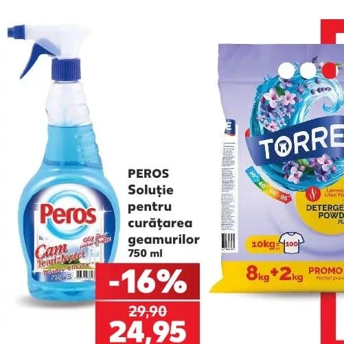 PEROS Soluție pentru curățarea geamurilor 750 ml