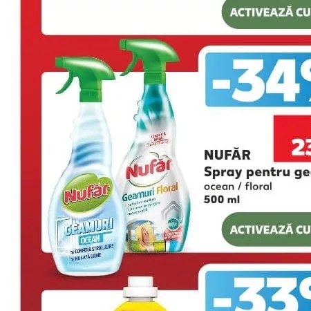 NUFĂR Спрей для окон ocean / floral 500 мл
